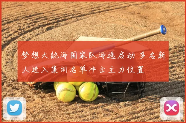 梦想大航海国家队海选启动 多名新人进入集训名单冲击主力位置